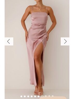 Billy j mauve long dress